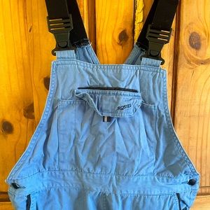 Light Blue Convertible Overalls from Rosie’s Workwear size small w many pockets